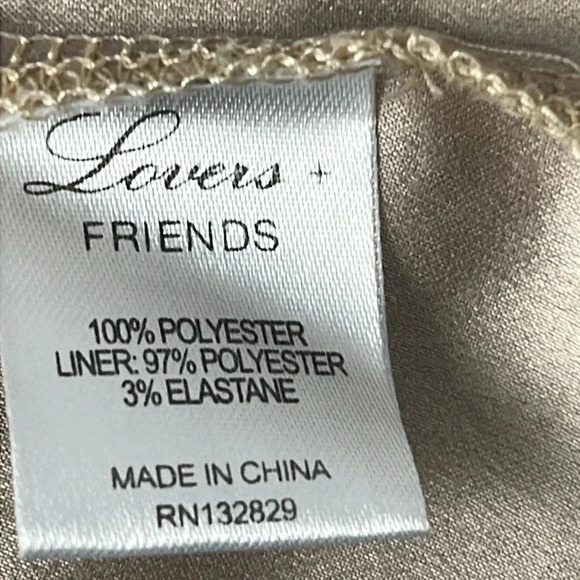 Lovers + Friends Revolve Caspian Dress Black Floral Overlay Crochet Lace Size S - Picture 11 of 13